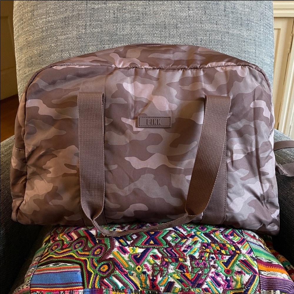 PINK Victoria’s Secret Camo Duffle Bag